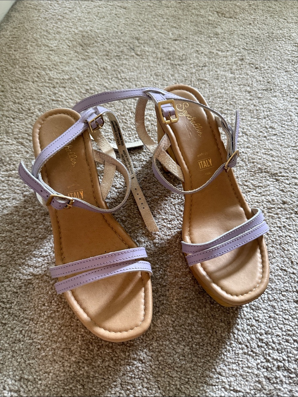 Seychelles Kids Lavender Strappy Sandals